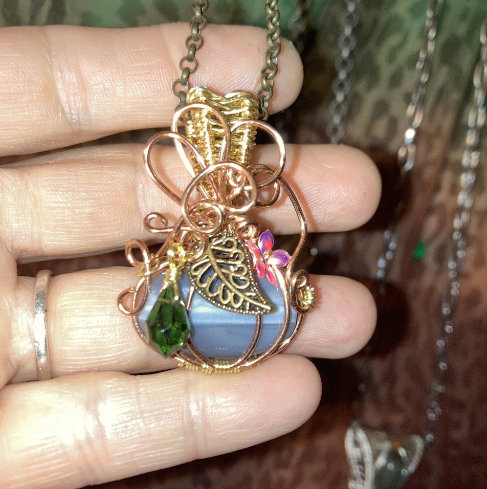 Pumpkin necklace